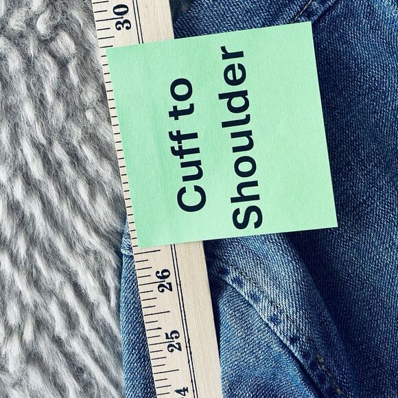 G by Guess Men's Denim Trucker Jacket - Layered Jersey Hood - Flap Pockets - XXL - Picture 16 of 16